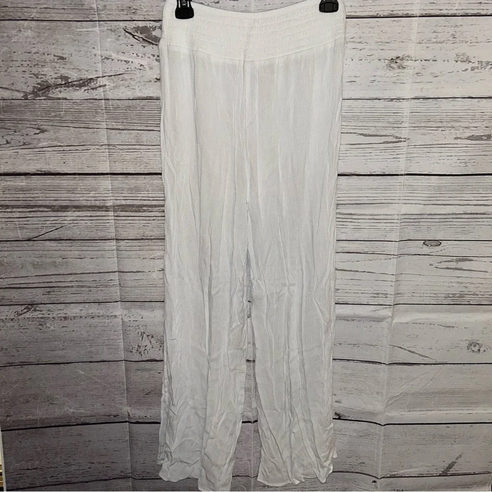 Kona Sol White Cover-up Pants - Picture 4 of 4
